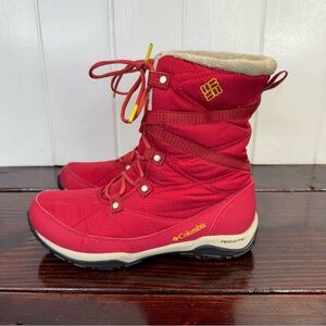 Columbia Minx Fire Omni-Heat Waterproof Winter Boots – Women’s 7.5 Red